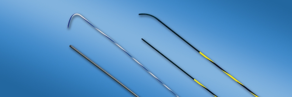 Guide wire other than intravascular - for digestive tract and respiratory tract